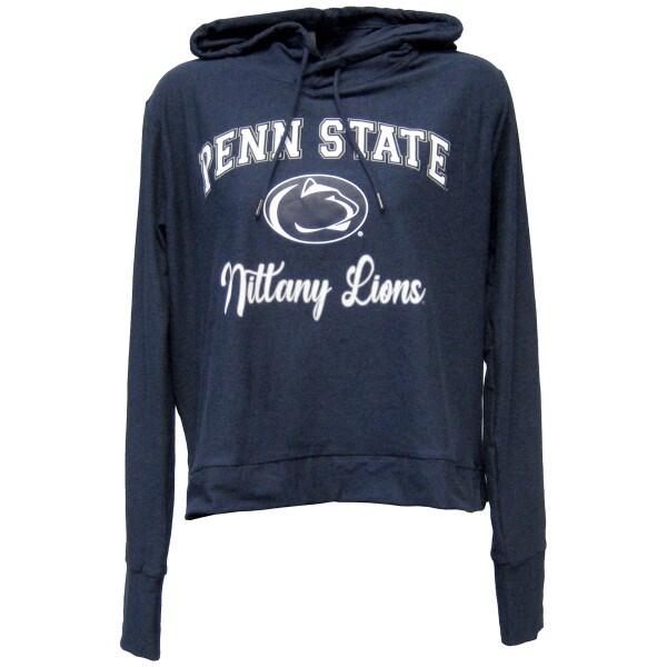 women's navy performance hooded sweatshirt, Penn State Nittany Lions